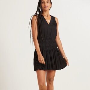 Allison Joy Black Sleeveless Mini Dress